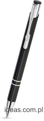 C-01 Cosmo czarny dugopis metalowy z grawerem